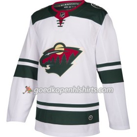 Minnesota Wild Blank Adidas Wit Authentic Shirt - Mannen